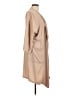 Joan Vass New York 100% Polyester Tan Trenchcoat Size L - photo 4
