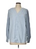 Unbranded 100% Polyester Blue Long Sleeve Blouse Size L - photo 1
