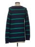 Gap Outlet 100% Cotton Stripes Teal Pullover Sweater Size XS - photo 2