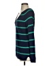 Gap Outlet 100% Cotton Stripes Teal Pullover Sweater Size XS - photo 5