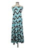 Chances R Chevron-herringbone Teal Casual Dress Size M - photo 1