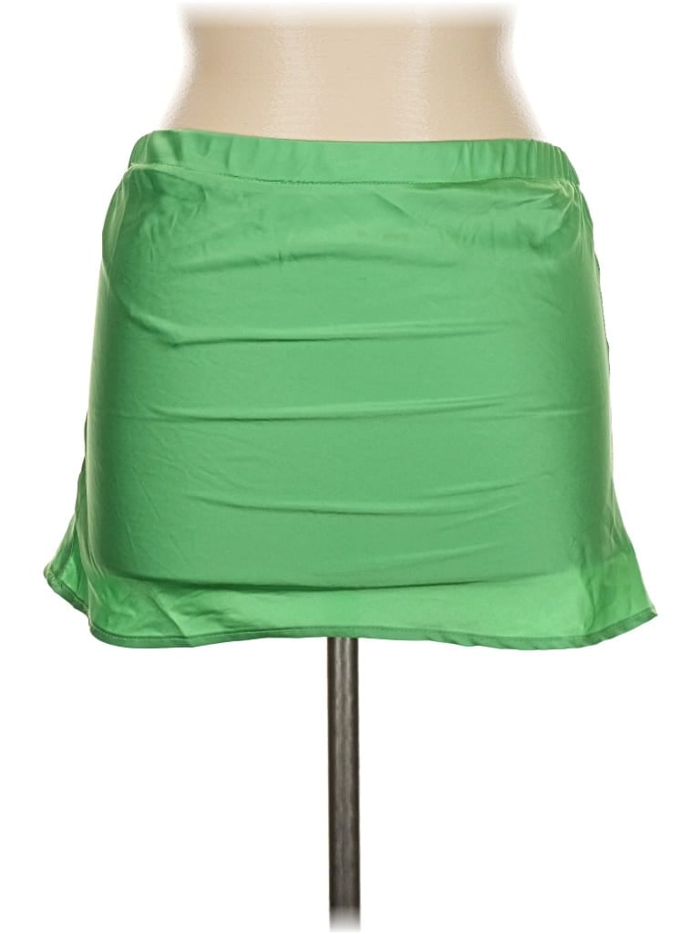 Pre-owned Beige Botany Casual Skirt In Green