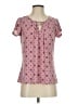 Adrienne Vittadini Pink Short Sleeve Blouse Size S - photo 1