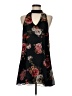 Olivaceous 100% Polyester Floral Black Casual Dress Size M - photo 1