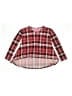 Say What? Plaid Red 3/4 Sleeve Blouse Size S (kids) - photo 1