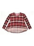 Say What? Plaid Red Long Sleeve Top Size S (kids) - photo 1