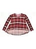 Say What? Plaid Red 3/4 Sleeve Blouse Size S (kids) - photo 1