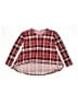 Say What? Plaid Red Long Sleeve T-Shirt Size S (kids) - photo 1