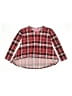 Say What? Plaid Red 3/4 Sleeve Blouse Size S (kids) - photo 1