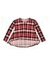 Say What? Plaid Red Long Sleeve T-Shirt Size S (kids) - photo 1