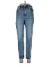 DAILYLOOK Hearts Blue Jeans Size 30 waist - photo 1