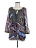 Daniel Rainn 100% Polyester Blue 3/4 Sleeve Blouse Size M - photo 1