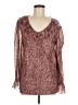 Unbranded 100% Cotton Pink Long Sleeve Blouse Size M - photo 1