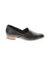 Clarks Solid Black Flats Size 7 - photo 1