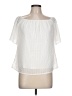 Shein Ivory Short Sleeve Blouse Size L - photo 1