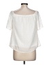 Shein Ivory Short Sleeve Blouse Size L - photo 2