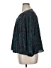 Nine West 100% Polyester Teal 3/4 Sleeve Blouse Size XL (petite) - photo 5