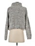 Elan Tweed Gray Turtleneck Sweater Size S - photo 2