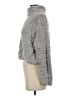 Elan Tweed Gray Turtleneck Sweater Size S - photo 5
