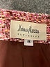 Neiman Marcus Tweed Burgundy Casual Skirt Size 8 - photo 3