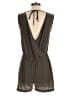 Zara Basic Solid Green Gray Romper Size XS - photo 2