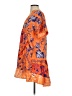 Unbranded 100% Polyester Paisley Orange Casual Dress Size S - photo 5