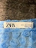 Zara Blue 3/4 Sleeve Blouse Size S - photo 7