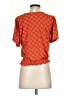 MICHAEL Michael Kors Orange Short Sleeve Blouse Size S - photo 2