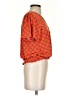 MICHAEL Michael Kors Orange Short Sleeve Blouse Size S - photo 4