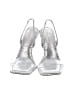 Good American Silver Sandals Size 9 - photo 2