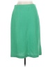 St. John Solid Green Formal Skirt Size 8 - photo 2