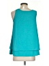 DR2 100% Polyester Teal Sleeveless Blouse Size S - photo 2