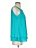 DR2 100% Polyester Teal Sleeveless Blouse Size S - photo 4