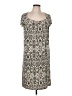 Merona Print Ivory Casual Dress Size L - photo 1