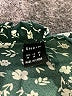 Shein 100% Polyester Print Green Long Sleeve Blouse Size M - photo 7