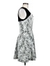 Robbi & Nikki 100% Polyester Graphic Gray Cocktail Dress Size M - photo 4