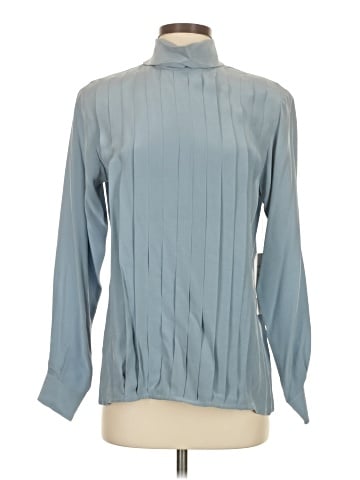 Barrie Pace Long Sleeve Silk Top (view 1)