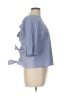 Unbranded Blue 3/4 Sleeve Blouse Size L (estimated) - photo 4