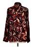 Bar III Paisley Burgundy Long Sleeve Blouse Size L - photo 2