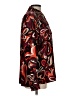Bar III Paisley Burgundy Long Sleeve Blouse Size L - photo 4