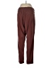 Athleta Solid Burgundy Casual Pants Size 10 - photo 2