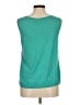 Ann Taylor LOFT 100% Polyester Teal Sweater Vest Size M - photo 2