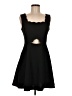 Alya Solid Black Cocktail Dress Size M - photo 1