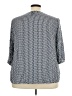 dalia 100% Rayon Blue Long Sleeve Henley Size 3X - photo 2