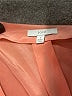 Joie 100% Silk Orange Short Sleeve Silk Top Size S - photo 6