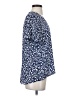 West Kei 100% Polyester Blue Short Sleeve Blouse Size S - photo 4