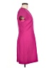 Milly Solid Pink Cocktail Dress Size 6 - photo 4
