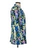 Badgley Mischka Tropical Blue Blazer Size 2 - photo 4