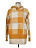 RACHEL Rachel Roy Checkered-gingham Yellow Pullover Sweater Size M - photo 1