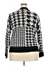Caren Sport 100% Acrylic Houndstooth Black Pullover Sweater Size 3X - photo 2
